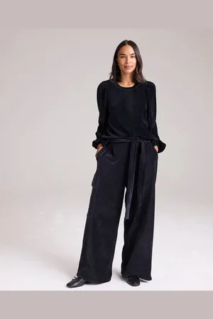 Cape Cove Marley Wide Leg Cargo Trouser In - / S