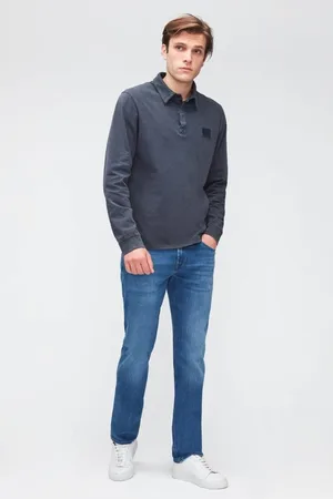 7 for all Mankind Blue Eco Slimmy Luxe Performance Jeans - 30