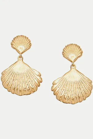 Daisy London Isla Double Shell Earrings - | Onesize
