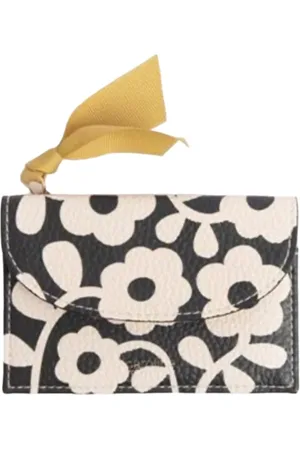 Caroline Gardner Mono Flower Cardholder Purse