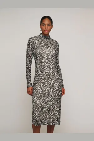 Rino & Pelle Tun Mesh Dress Artichoke Doodle - Uk 8