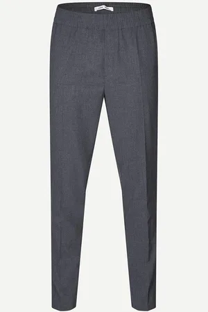 Samsøe Samsøe M Dark Grey Melange Sasmithy Trousers - Grey / M