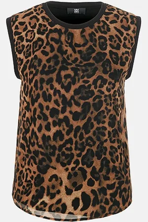 Riani Leopard Sleeveless Top Col: 987 Multi, Size: 10 - 10