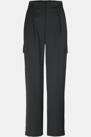 Riani Satin Combat Trousers Col: 999 - 8