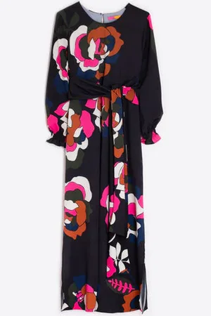Vilagallo Agustina Flores Print Dress - - 36