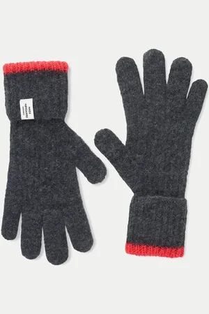 Mads Norgaard Dark Grey Melange Tosca Anine Gloves - Dark Grey / Onesize