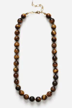 Anni Lu Eye Of The Tiger Ball Necklace