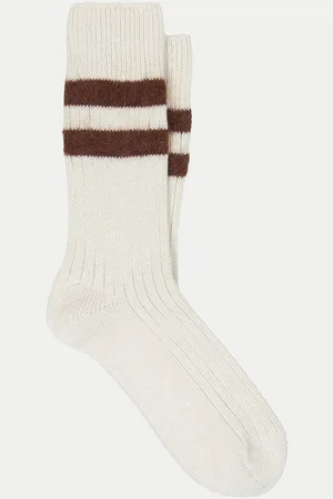 ANT45 Size 36-41 Milk Kola Short Socks - Ecru / 36-41