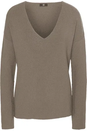 Riani V Neck Relaxed Long Sleeve Knitted Top Col: 627 Jupiter - 14