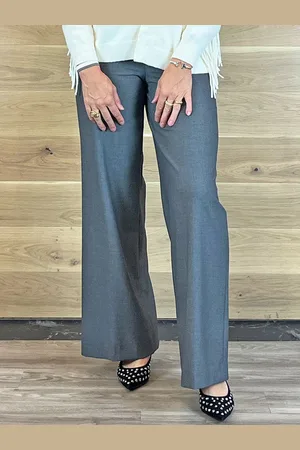 Riani Wide Fit Trousers Moon Rock - Uk 8