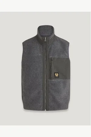 Belstaff Welder Fleece Gilet Size: Xl, Col: Heather - Xl