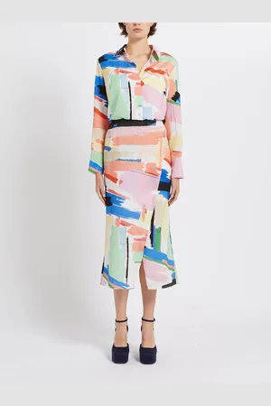 MARELLA Losanna Abstract Print Dress Size: 12, Col: - 10