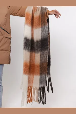 Rino & Pelle Mavy Scarf Russet Check