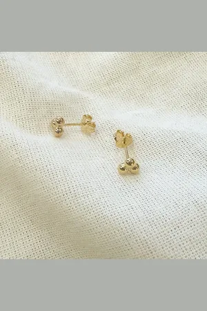 Annie Mundy Pl-166 Triple Dot Stud Earrings