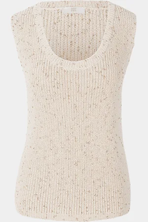 Riani Knitted Glitter Specks Sleeveless Vest Col: 802 , Size: - 14