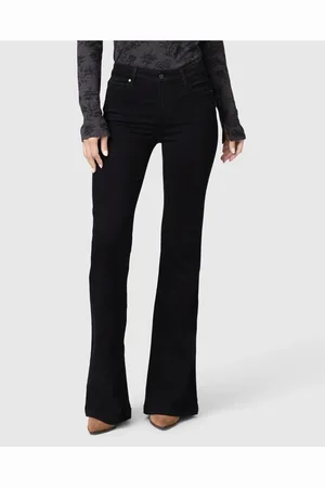 Paige Shadow Genevieve High Rise Flare Jeans - 31