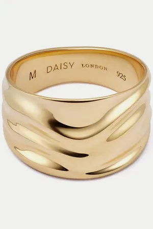 Daisy London Polly Sayer Chunky Tidal Ring - / S