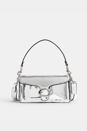 Coach Metallic Tabby 20 Shoulder Bag Col: Sliver, Size: Os - Os