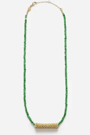 Anni Lu Jade Line Necklace