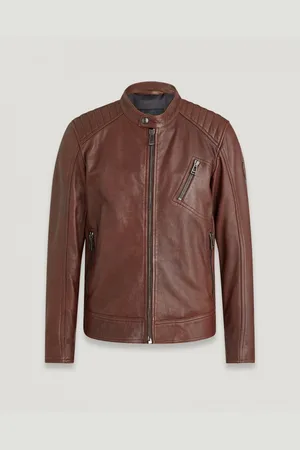 Belstaff V Racer Leather Jacket Col: Deep , Size: 40 - 40