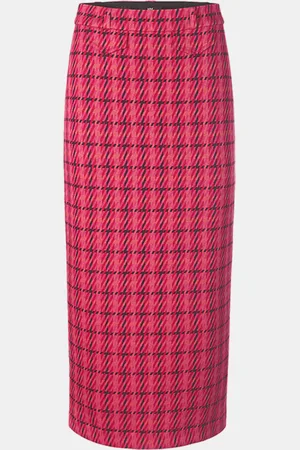 Riani Heartbeat Check Pattern Skirt - 8