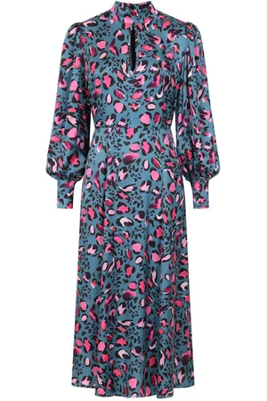Sirens Paris Dress Leo Print - Uk 10