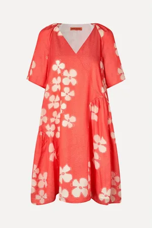 STINE GOYA Cali Floral Hip Flex Short Dress Size: M, Col: - M