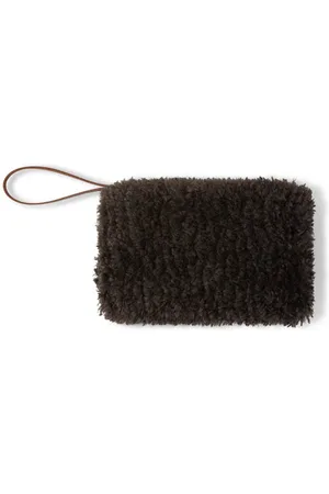 Chalk Studio Small Pouch Bag Curly Cocoa
