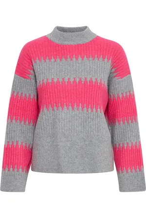 B YOUNG Bymarbel Jumper Purple Mix - Uk 8