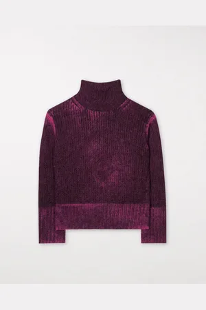 Luisa Cerano Turtleneck Jumper With Spray Effect - Uk 10