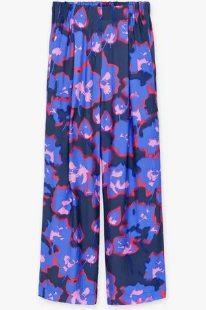CKS Dark Grey Lausanne Printed Trouser - 34