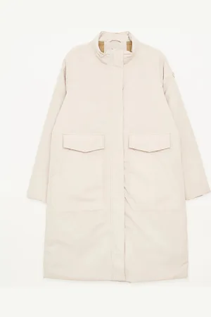 Tanta Rainwear Tanta Schnee Quilted Recycled Coat - 38 / Peyote