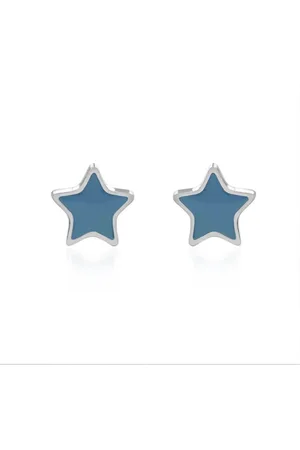 Coral Petrol Star Studs