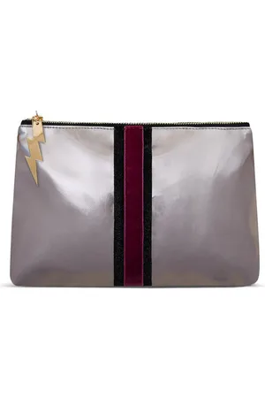 Cockatoo Metallic Clutch Bag