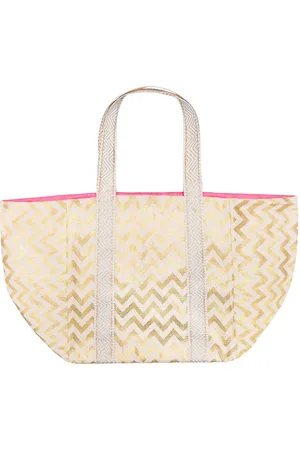 Cockatoo Zig Zag Large Tote Bag