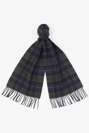 Barbour Tartan Lambswool Scarf Night - Os