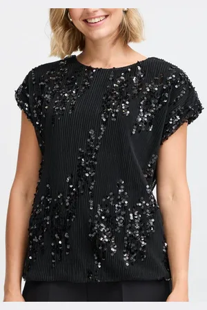 FRANSA Heather Top - - S