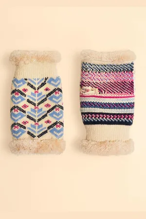 Pink Powder Kristi Wrist Warmers
