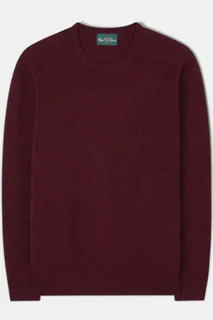 Alan Paine Lenzie Crew Neck Jumper Velvet - 38
