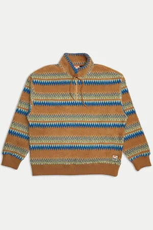 Deus Ex Machina Large Multi Stripe Dylan Polar Fleece - / L