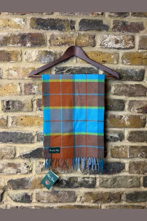 Alan Paine Pakefield Large Plaid Scarf - Os