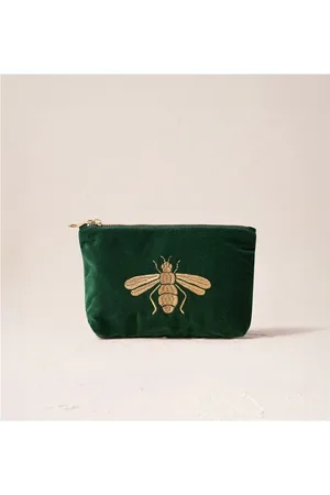ELIZABETH SCARLETT Honey Bee Forest Velvet Mini Pouch Size: Os, Col: F - Os