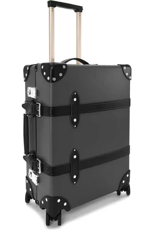 Globe Trotter Suitcase Centenary Carry-on Case - 4 Wheels Charcoal/