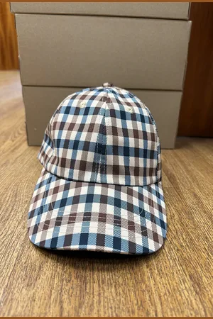 Aquascutum Mens Active Hydro Check Cap