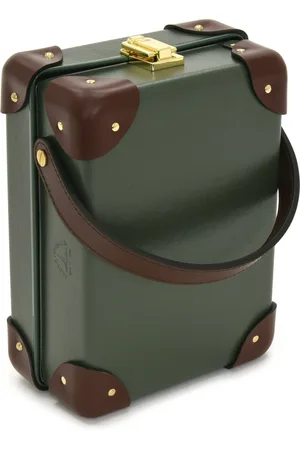 Globe Trotter Suitcase Centenary 3-slot Watch Case - Green/