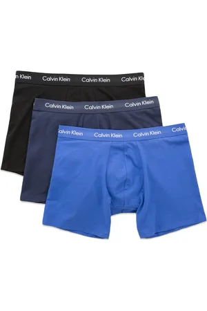 Calvin Klein Cotton Stretch Trunks - Blue/navy/ - Medium