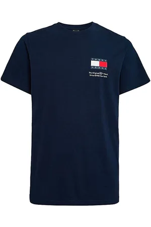Tommy Hilfiger Tommy Jeans Slim Essential Flag T-shirt - Dark Night - Medium
