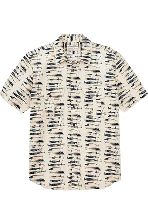 Filson Short Sleeve Washed Feather Cloth Shirt - Lures - Small