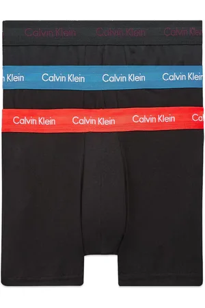 Calvin Klein Cotton Stretch Trunks - Purple/ Burst/strawberry Field - Small