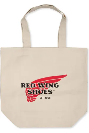 Red Wing Canvas Tote Bag - White